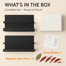 Magnetic Spice Rack Holder for Refrigerator & Stove by LJGDeals