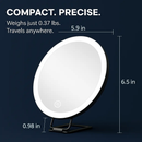 30X Magnifying Mirror with Light Travel Makeup Mirror by LJGDeals