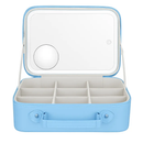 Travel Makeup Bag with LED Mirror - Blue by LJGDeals