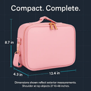 Travel Makeup Bag with LED Mirror and Adjustable Dividers by LJGDeals