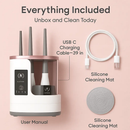 3-in-1 Electric Makeup Brush Cleaner with Timer by LJGDeals