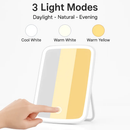 Lighted Makeup Mirror with 3 Light Colors by LJGDeals