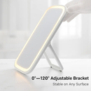 Lighted Makeup Mirror with 3 Light Colors by LJGDeals