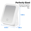 Magnifying Lighted Makeup Mirror, 10X, Double-Sided by LJGDeals