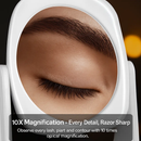 Magnifying Lighted Makeup Mirror, 10X, Double-Sided by LJGDeals