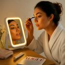 Magnifying Lighted Makeup Mirror, 10X, Double-Sided by LJGDeals