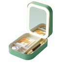 Portable Travel Makeup Bag with LED Mirror by LJGDeals