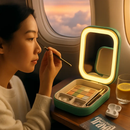 Portable Travel Makeup Bag with LED Mirror by LJGDeals