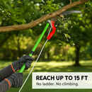 Extendable Manual Pole Saw for High Branches by LJGDeals