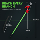 Extendable Manual Pole Saw for High Branches by LJGDeals