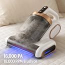 Mattress Vacuum Cleaner 16Kpa Bed Vacuum Cleaner Handheld Vacuums with Ultrasonic & UVC Light 18000 RPM Brushroll Rotation Dual Dust Bins Washable Fil by LJGDeals