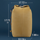 Canvas Backpack Outdoors 25L Travel Bag for Camping Trips by LJGDeals