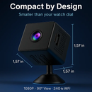 Mini Security Camera with WiFi for Home Monitoring by LJGDeals