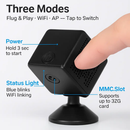Mini Security Camera with WiFi for Home Monitoring by LJGDeals
