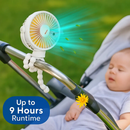 Baby Stroller Fan with Flexible Tripod Clip On by LJGDeals