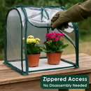 28.94" x 21.46" x 27.76" Tabletop Mini Greenhouse Portable Greenhouse for Spring Indoor Outdoor Garden Tent for Seed Starting Plant Protection Gardeni by LJGDeals