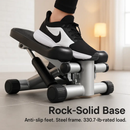 Compact Stepper with Resistance Bands for Home Workout by LJGDeals