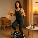 Compact Stepper with Resistance Bands for Home Workout by LJGDeals