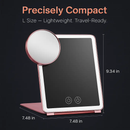 Folding Travel Makeup Mirror with Magnification by LJGDeals