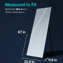 Full Length Mirror - Freestanding Floor Mirror for Bedroom by LJGDeals