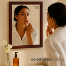 Wall Mount Mirror with Wood-Like Frame, Rectangular by LJGDeals
