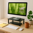 Monitor Stand Riser - 3 Height Adjustable Desk Organizer by LJGDeals