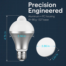 Motion Sensor LED Bulb with Auto On/Off for Hands-Free Use by LJGDeals