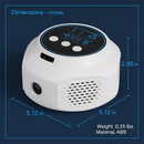 360° Ultrasonic Mice Repellent Indoor Rodent Repeller Rat Squirrel Rodent Chaser with 3 Modes 2 Strobe Lights for Kitchen Warehouse by LJGDeals