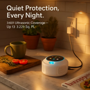 360° Ultrasonic Mice Repellent Indoor Rodent Repeller Rat Squirrel Rodent Chaser with 3 Modes 2 Strobe Lights for Kitchen Warehouse by LJGDeals