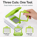 Vegetable Slicer with Interchangeable Blades for Quick Prep by LJGDeals