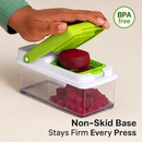 Vegetable Slicer with Interchangeable Blades for Quick Prep by LJGDeals