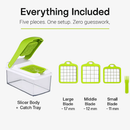 Vegetable Slicer with Interchangeable Blades for Quick Prep by LJGDeals