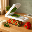 Vegetable Slicer with Interchangeable Blades for Quick Prep by LJGDeals