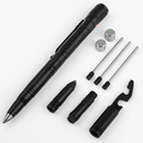 Tactical Pen Gear Set with 11-in-1 Tools & LED Light by LJGDeals