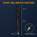 Tactical Pen Gear Set with 11-in-1 Tools & LED Light by LJGDeals