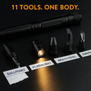 Tactical Pen Gear Set with 11-in-1 Tools & LED Light by LJGDeals
