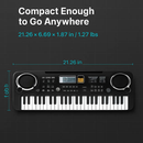 61 Keys Digital Keyboard with Microphone for Beginners by LJGDeals