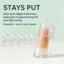 Nail Tip Clips for Poly Gel Builder - Transparent, 20Pcs by LJGDeals