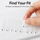 500Pcs False Nail Tips C Curve Half Cover French Nails Extra Long Fake Finger Nails For Nail Art Salons Home DIY 10 Sizes by LJGDeals