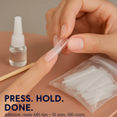 500Pcs False Nail Tips C Curve Half Cover French Nails Extra Long Fake Finger Nails For Nail Art Salons Home DIY 10 Sizes by LJGDeals