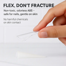 500Pcs False Nail Tips C Curve Half Cover French Nails Extra Long Fake Finger Nails For Nail Art Salons Home DIY 10 Sizes by LJGDeals
