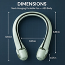 Neck Hanging Fan - Portable Hands-Free Cooling by LJGDeals