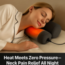 USB Heated Neck Pillow Zero Pressure Memory Foam Cervical Neck Pillow Heated Bed Pillow with Eye Mask Adapter for Pain Relief by LJGDeals