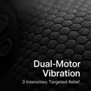 Neck Massager Pillow Ergonomic Massager Memory Foam Pillow with 3-Level Heating 3-Intensity Vibration 30Min Timer for Neck Back Shoulder Pain Relief by LJGDeals