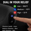 Neck Massager Pillow Ergonomic Massager Memory Foam Pillow with 3-Level Heating 3-Intensity Vibration 30Min Timer for Neck Back Shoulder Pain Relief by LJGDeals