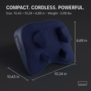 Cordless Neck Massager Pillow with Heat and Shiatsu by LJGDeals