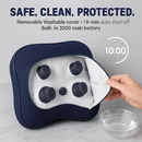 Cordless Neck Massager Pillow with Heat and Shiatsu by LJGDeals