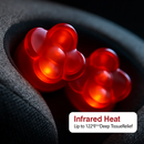 2 In 1 Neck Massager Pillow with Heat Electric Memory Foam Travel Pillow Shiatsu Neck Massager with 3 Speeds Timer for Home Office Travel by LJGDeals