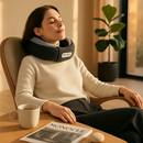 2 In 1 Neck Massager Pillow with Heat Electric Memory Foam Travel Pillow Shiatsu Neck Massager with 3 Speeds Timer for Home Office Travel by LJGDeals