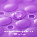 Bath Tub Mat for Safe, Non-Slip Bathroom Floors by LJGDeals